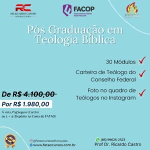 Pós Graduação em Teologia Bíblica