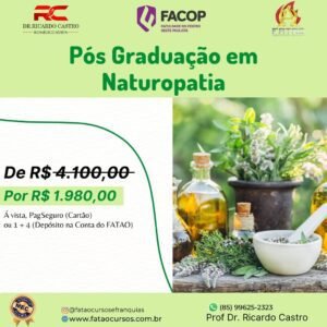 Pós Graduação em Naturopatia